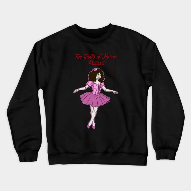 Dolls of Horror 2023 Logo (no hands) Crewneck Sweatshirt by The Dolls of Horror